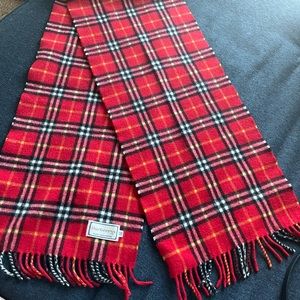 Burberry scarf.